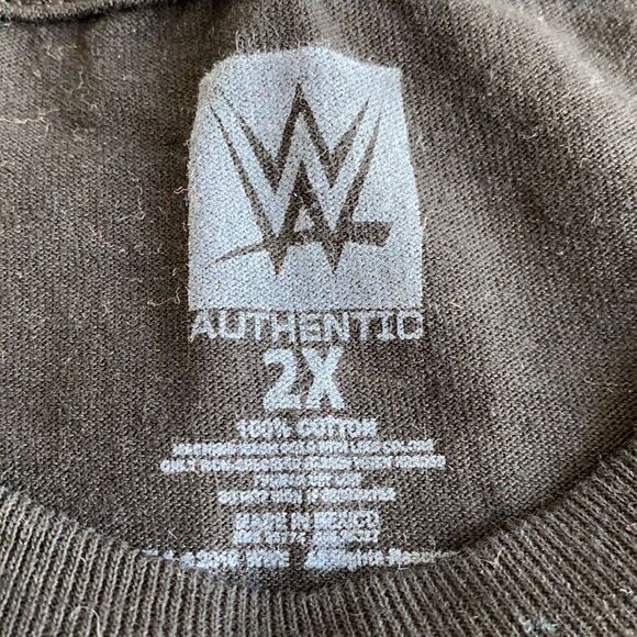 WWE AUTHENTIC WEAR Ronda Rousey Bad Reputation 2X - Picture 2 of 5